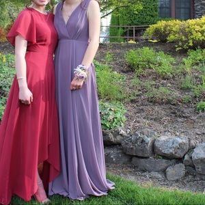 NWT Lulus Purple Prom Dress
